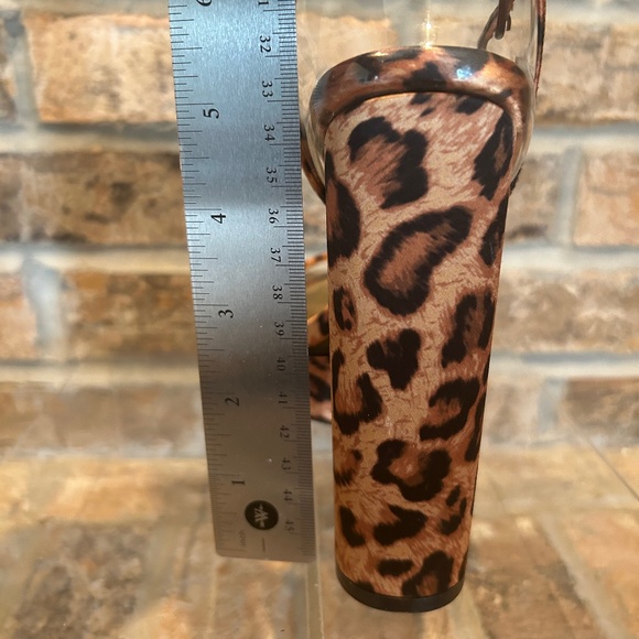 JESSICA RICH * Leopard Platform Sandal - Picture 6 of 9